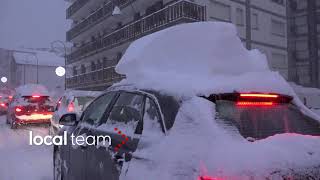 Emergenza neve Val dAosta eccezionale nevicata su Courmayeur 10 dicembre [upl. by Ardenia]