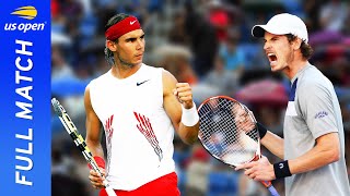 Rafael Nadal vs Andy Murray in a thrilling battle  2008 US Open Semifinal [upl. by Eisinger]