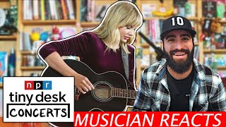 Taylor Swift NPR Tiny Desk  Musicians Reaction [upl. by Akital]