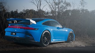 Shark Blue Porsche 992 GT3 ◢◤4K Cinematic [upl. by Hcra]