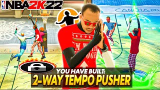 NEW OVERPOWERED REBIRTH DEMIGOD BUILD YOU SHOULD MAKE NOW🔥🔥🔥NBA 2K22 BEST SLASHER BUILD [upl. by Eimor125]