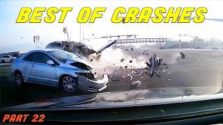 INSANE CAR CRASHES COMPILATION  BEST OF USA amp Canada Accidents  part 22 [upl. by Cheke]