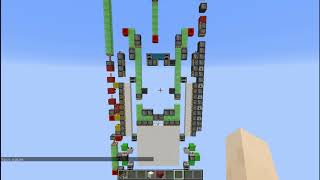 【Flying Machine】1 Wide 10x10 Piston Door（Not Seamless） [upl. by Spring]