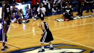 Jimmer Fredette JERKing at UC Davis Charity game Goon Squad Classic rookie dance off [upl. by Ennovahc]