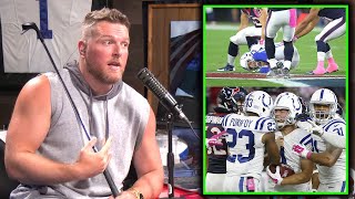 Pat McAfee Breaks Down His Onside Kick To Himself [upl. by Yeoj575]