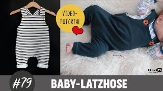 Eine süße BabyLatzhose ganz einfach selber nähen DIYNähTutorial [upl. by Plossl]