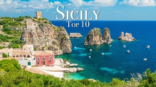 Top 10 Places To Visit in Sicily  Travel Guide [upl. by Aivun123]