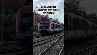 KA Bandara YIA keretaapi lokomotive railfans daop6yogyakarta yogyakarta stasiun kai121 [upl. by Anialam]