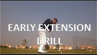 Golf Early Extension Drill [upl. by Aisatsana]