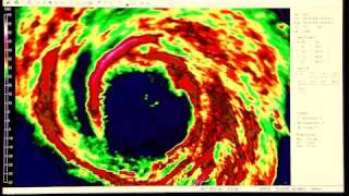 Hurricane WILMA  Key West Florida KBYX Radar Loop  October 24 2005 [upl. by Adnohsor321]