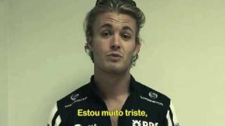 Nico Rosberg lost his helmet in Brazil [upl. by Yram]