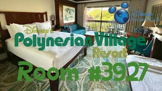 4K HDR Room Tour Polynesian Deluxe Studio Disneyworld  Disney Vacation Club DVC 2023 Room  3927 [upl. by Cuhp]