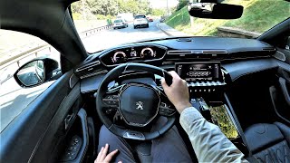 Peugeot 508 SW GTLine 180HP  POV Test Drive GoPRO driving [upl. by Janifer]