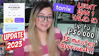 TONIK LEGIT CASH LOAN UP TO P50000  VERY LOW INTEREST  FAST APPROVAL 1 VALID ID [upl. by Nodroj992]