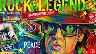 Pop Art Portrait Rock Legende Udo Lindenberg Pop Art Gallery Margarita Hamburg rock hamburg [upl. by Rocray]