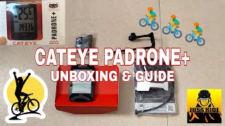 CATEYE PADRONE UNBOXING AND GUIDE  JUST RIDE [upl. by Zea714]