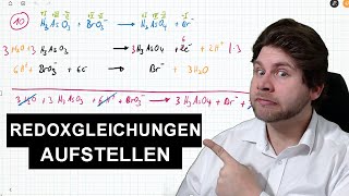 Redoxgleichungen richtig aufstellen allgemein  Chemie 2021  Abitur  Ausbildung [upl. by Oisinoid827]