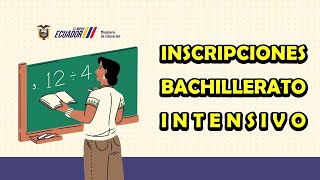 COMO INSCRIBIRSE AL BACHILLERATO INTENSIVO EN ECUADOR [upl. by Eleph834]