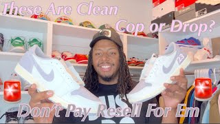 Air Jordan 1 Retro Low OG Atmosphere Grey Review 🚨Don’t Pay Resell For These Sneakers🚨 [upl. by Kasper136]