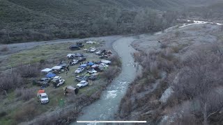 EP118 Indian Valley Reservoir Camping Trip in Rain Storm and Snow Storm Weekend [upl. by Ivonne]