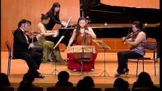 Kumho Asiana Soloists  Schumann Piano Quartet Eflat Major  4th mov [upl. by Egni]