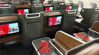 Qantas Business Class A380 LAXSydney amp 1st Class Lounge [upl. by Meunier]