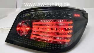 LED Rückleuchten 5er BMW E60 Vorfacelift smoke SWTuning [upl. by Enitnelav]