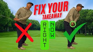 How to create the PERFECT Takeaway in your Golf Swing TODAY  Backswing FIX and Drill [upl. by Elli]