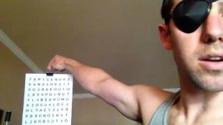 Amblyopia Lazy eye strength training exercises  Part 1 [upl. by Akital]