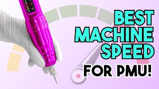 FIND YOUR PERFECT PMU MACHINE SPEED [upl. by Rfinnej]