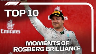 Top 10 Moments Of Nico Rosberg Brilliance [upl. by Medora]