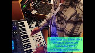 1970  2022 Sounds by ARP Odyssey  Waldorf Quantum  YAMAHA FS1R [upl. by Eanore]