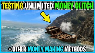 Mythbusting GTA Weekly update Money Methods Unlimited Money Glitch [upl. by Kcitrap161]