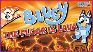 Bluey Floor Is Lava amp Freeze Dance Game Brain Breaks For Kids  Fun Exercise For Kids  GoNoodle [upl. by Chrissy]