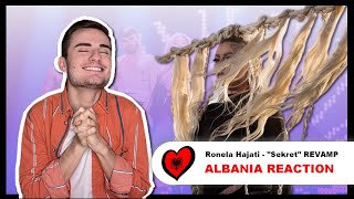 Eurovision 2022 Albania REVAMP Reaction  Ronela Hajati quotSekretquot [upl. by Aniaj]