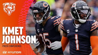 Kmet Johnson talk goals and momentum  Chicago Bears [upl. by Briney]