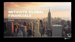 NetSuite SuiteSuccess Financials First  Global Financials [upl. by Medwin]