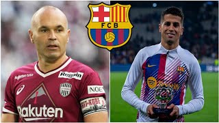 🚨🚨✅️ INIESTA VEUT FAIRE SON RETOUR AU BARÇA   BONNE NOUVELLE POUR CANCELO AU BARÇA [upl. by Fiorenza]