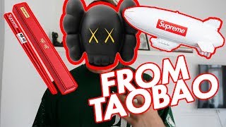 BUYING 100 HYPEBEAST ACCESSORIES FROM TAOBAO [upl. by Derreg]