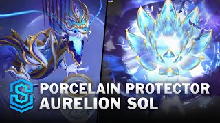 Porcelain Protector Aurelion Sol Skin Spotlight  PreRelease  PBE Preview  League of Legends [upl. by Llehcsreh975]