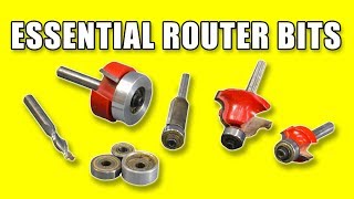 5 Essential Router Bits  Woodworking For Beginners 34 [upl. by Wauters226]