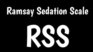 Ramsay Sedation Scale  RSS [upl. by Wahl]