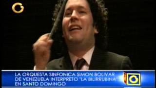 Gustavo Dudamel y La Orquesta Sinfonica Simon Bolivar tocando quotLa Bilirrubinaquot [upl. by Korwun]