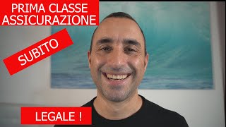 Prendere da uno sconosciuto la PRIMA CLASSE assicurazione rca automoto LEGALE [upl. by Anohr]