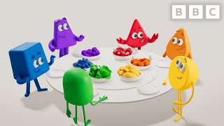 Lunchtime With Colourblocks  CBeebies [upl. by Dorcia]