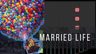 【EASY Kalimba Tutorial】 Married Life from quotUpquot [upl. by Elbertina572]