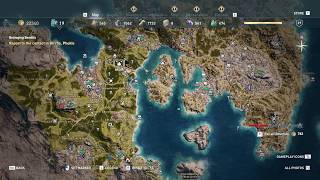 Assassins Creed Odyssey Bandit Camps Locations Map  No Commentary [upl. by Laith]