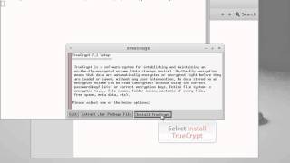 How to install TrueCrypt on Linux Mint [upl. by Jule]