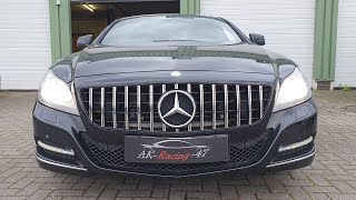 Mercedes CLS W218  PANAMERICANA STYLE KÜHLERGRILL  GTR AMG SPORT GRILLE  C218 X218 Coupe SB [upl. by Libenson]