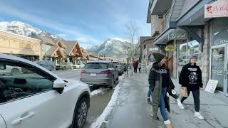 🔴 Canmore LIVE 🇨🇦 Downtown Walk  Saturday January 27 2024  Canada Travel [upl. by Herries816]